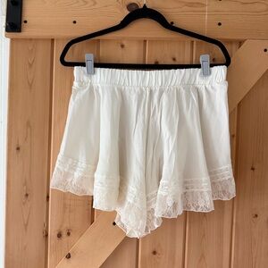 Free People Intimately Morning Breeze Lace Shorts